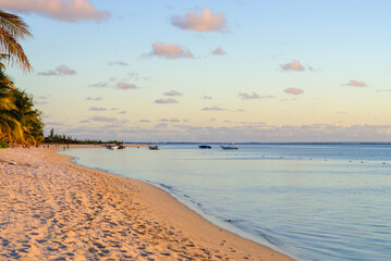 Beach Le Morne in Mauritius