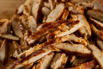 Sliced chicken breast, roasted
