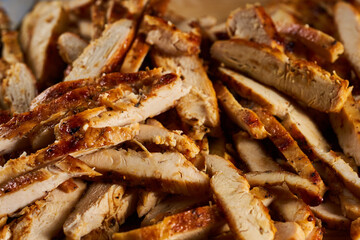 Sliced chicken breast, roasted