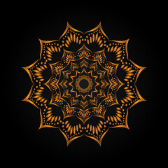 Luxury Gold Mandala Design Vector Design