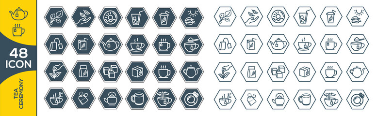 TEA ICON SET DESIGN