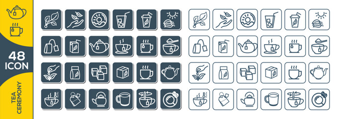 TEA ICON SET DESIGN