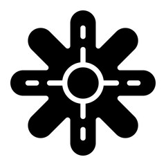 Obraz premium badge glyph 