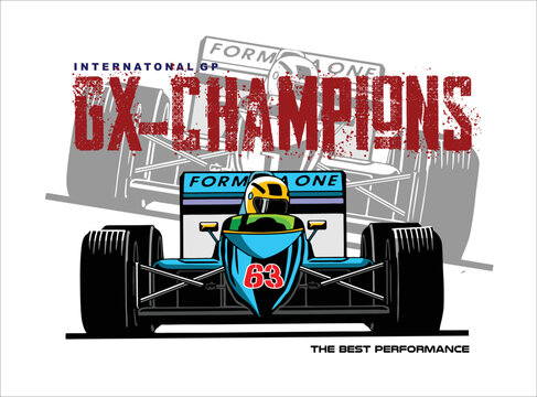 Speed Games Image vector illustration for your T shirt and your Design