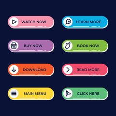 cta web button collection	