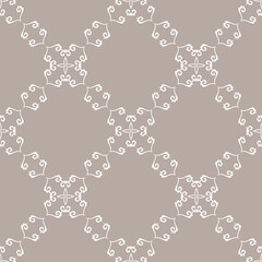 Seamless geometric abstract vector pattern whith rhombuses. Geometric white modern ornament. Seamless modern background