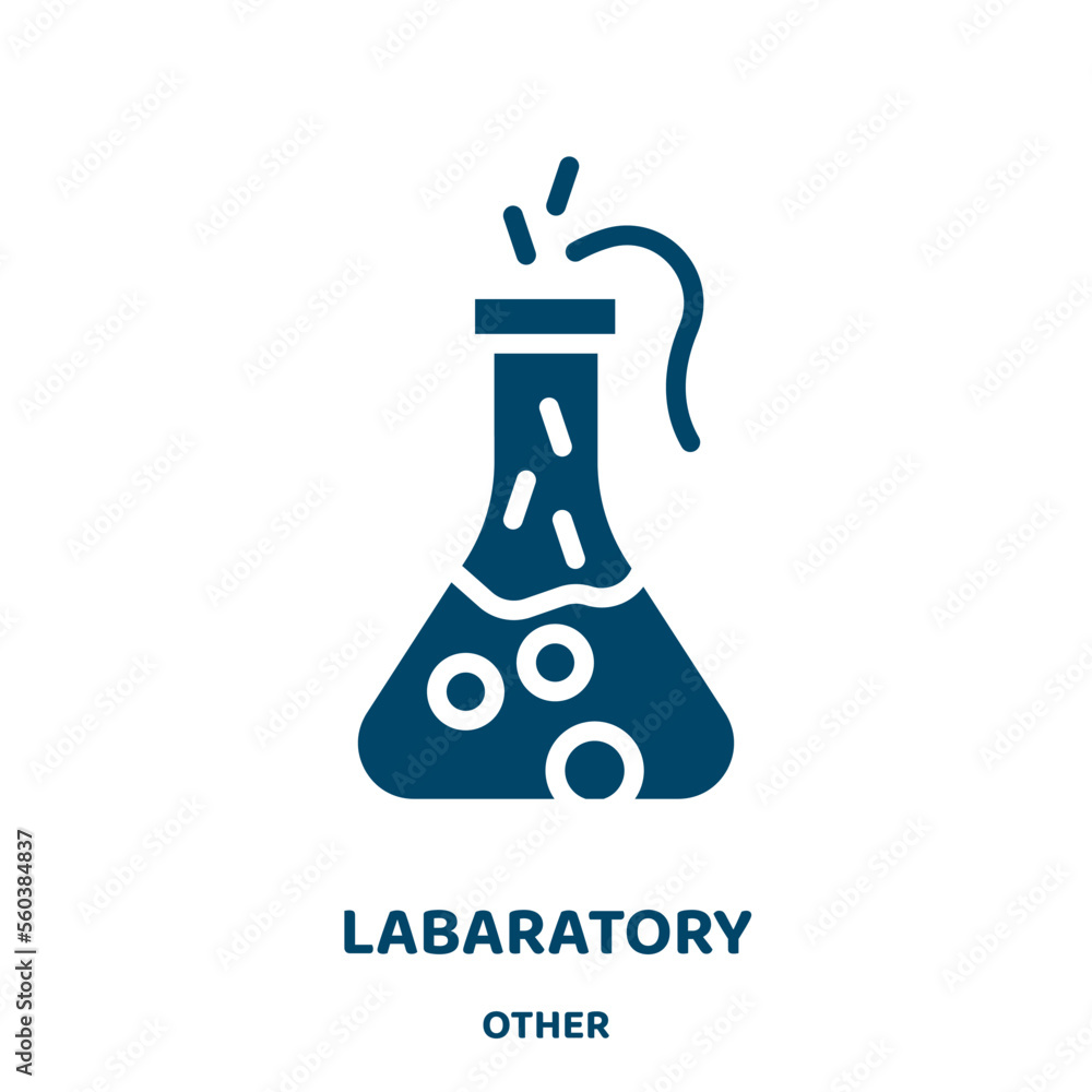 Poster labaratory vector icon from other collection. lab filled flat symbol for mobile concept and web desi
