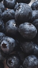 blueberries close up