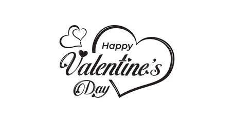 Lettering Happy Valentine