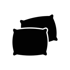 pillow icon vector design template in white background