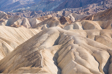 View of rock formations in California.