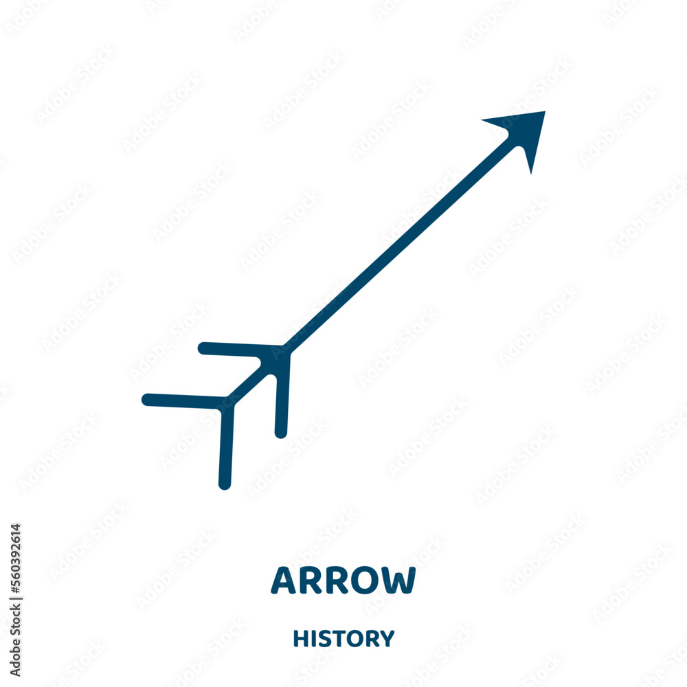 Poster arrow vector icon from history collection. round filled flat symbol for mobile concept and web desig