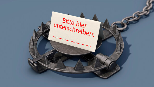 Vorsicht Vertragsklausel