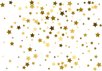 Random falling gold stars.