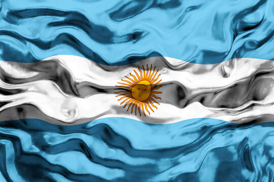 National flag  of Argentina. Background  with flag  of Argentina.