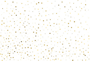 Random falling gold stars.