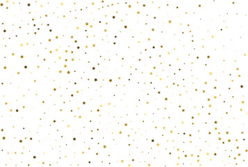 Random falling gold stars.