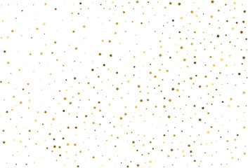 Random falling gold stars.