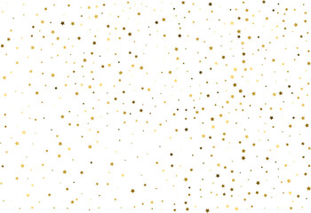 Random falling gold stars.