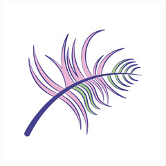 Bright Green and Purple Leaves