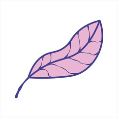 Bright Green and Purple Leaves