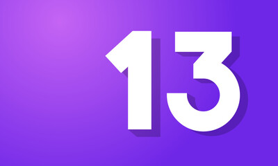 Number New White Purple Modern Company Logo