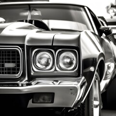 Classic muscle car