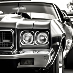 Fototapeta premium Classic muscle car