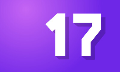 Number New White Purple Modern Company Logo