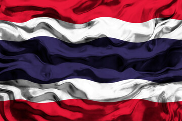 National flag of Thailand. Background  with flag  of  Thailand