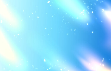blue abstract light background with glitter