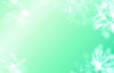 Fototapeta na wymiar green abstract background with stars