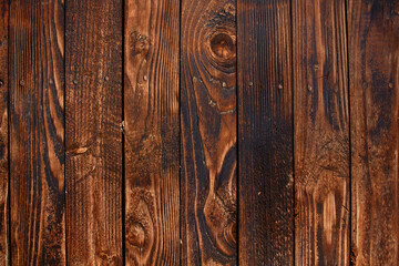 Wooden old desk background. Rustic aged textured oak surface  horizontal orientation