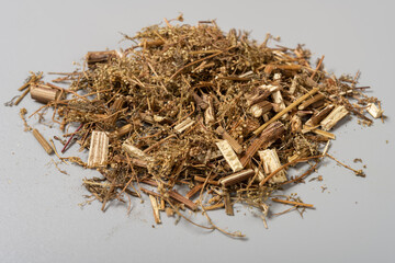 angle view herb QingHao or Artemisiae Annuae Herba or Sweet Wormwood Herb