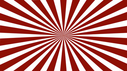 Fototapeta premium Red and white rays as background