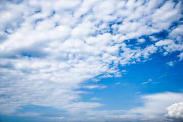 A beautiful sky clouds in nature in an atmosphere of clean air