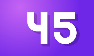 Number New White Purple Modern Company Logo