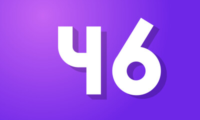 Number New White Purple Modern Company Logo