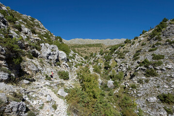 Griechenland - Zagori - Tsepelovo - Pindosgebirge - Wanderer
