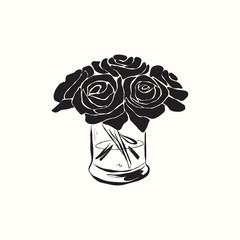 Saint Valentine's day hand drawn trendy vector illustration. Love card design. Cute doodle romantic. Romantic poster, greeting banner, trendy t-shirt print