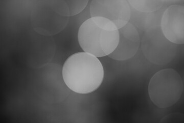 abstract bokeh background in a black and white monochrome
