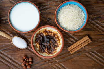 Turkish Rice Pudding (Sutlac) Photo, Uskudar Istanbul, Turkey
