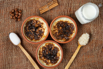 Turkish Rice Pudding (Sutlac) Photo, Uskudar Istanbul, Turkey