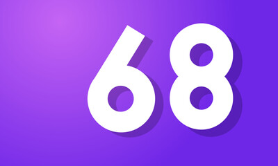 Number New White Purple Modern Company Logo