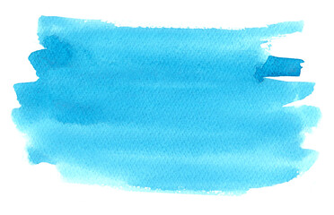 blue abstract watercolor background, brush stroke