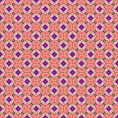 Digital computer graphics seamless pattern. Texture design for fabric, wallpaper, background.