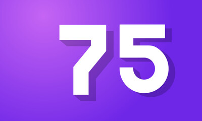 Number New White Purple Modern Company Logo