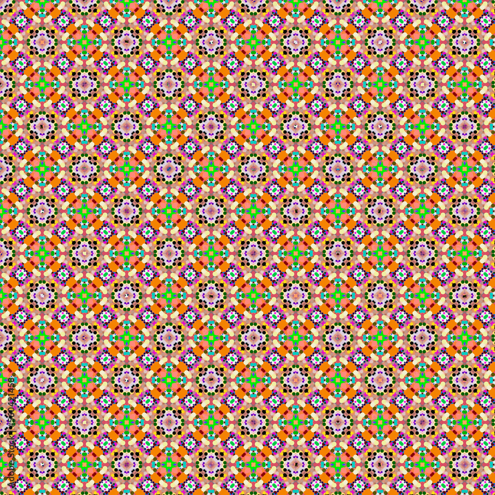 Aufkleber digital computer graphics seamless pattern. texture design for fabric, wallpaper, background.