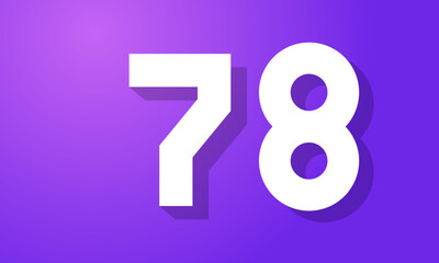 Number New White Purple Modern Company Logo