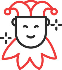 Party Joker Vector Icon
